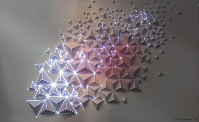 Оригами в дизайне интерьера