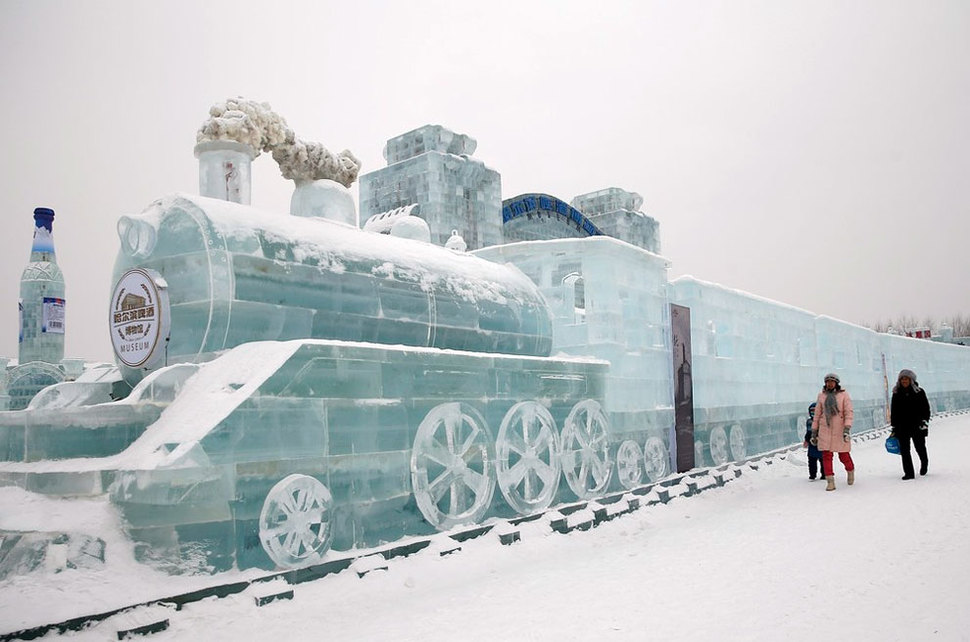 Снежные скульптуры Харбин