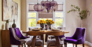 Dining area in the house