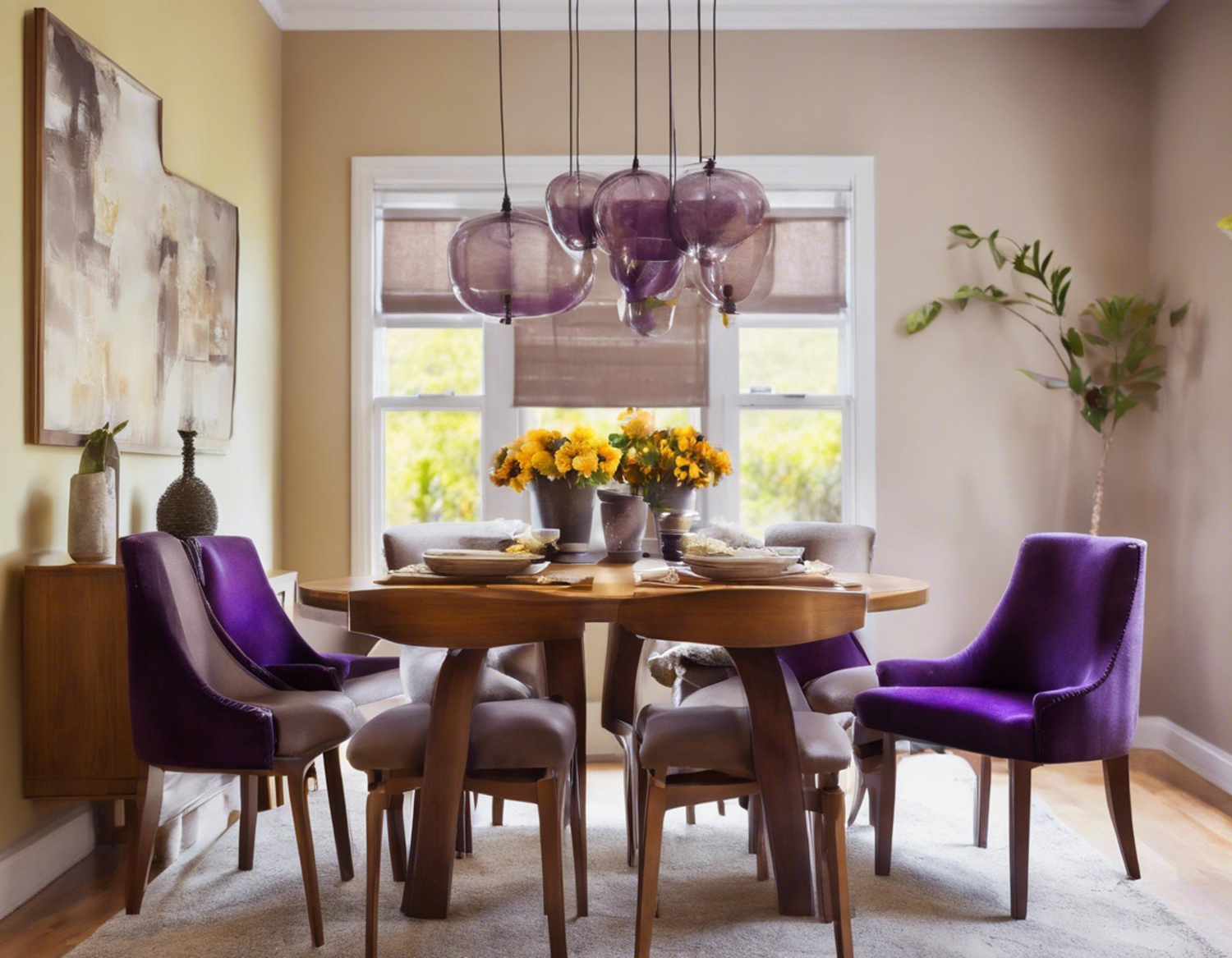 Dining area in the house