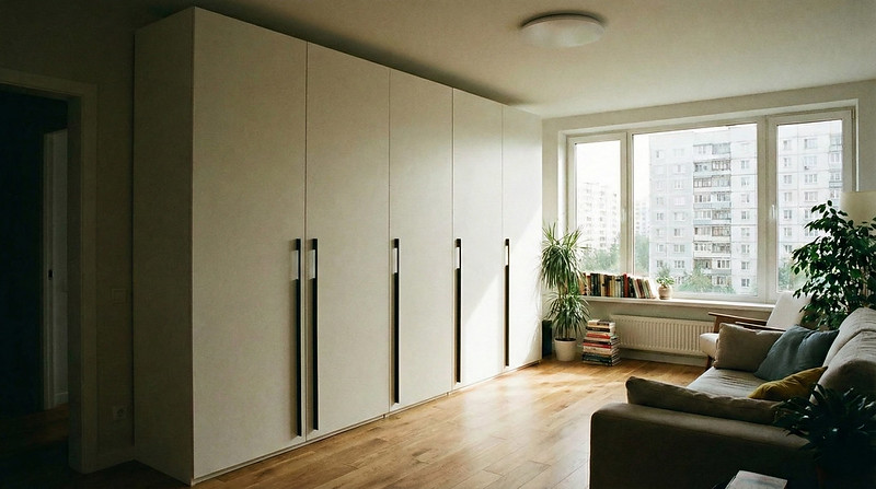 Распашной шкаф в гостиную