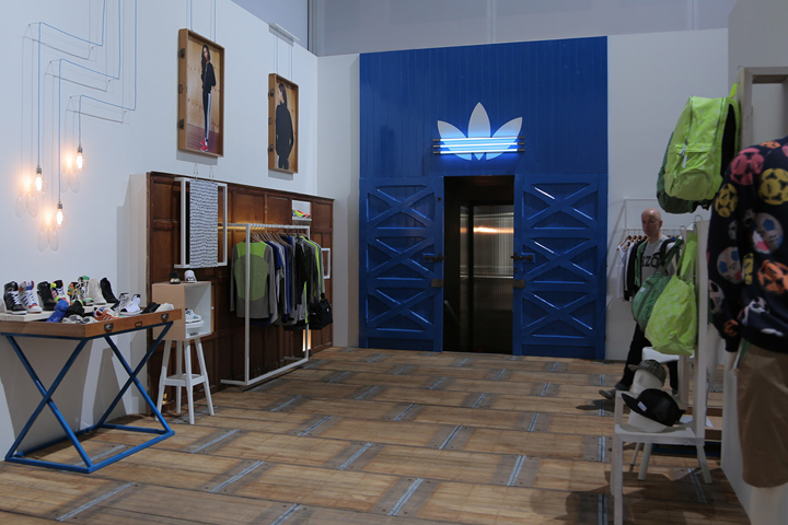 Дизайн интерьера магазина Adidas на выставке Bread & Butter в Берлине