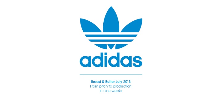 Эмблема Adidas на выставке Bread & Butter в Берлине
