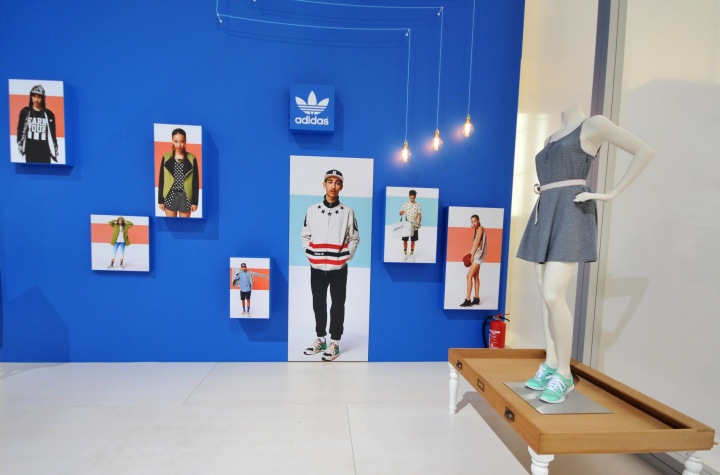 Фотографии моделей в одежде Adidas на выставке Bread & Butter в Берлине