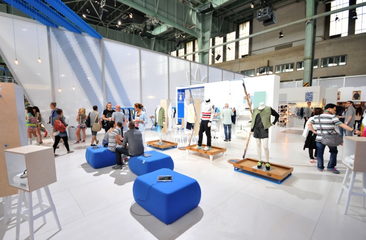 Открытое пространство магазина Adidas на выставке Bread & Butter в Берлине