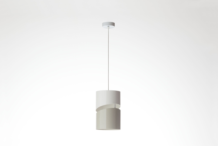 Оригинальный дизайн подвесного светильника эллиптической формы нейтрального цвета