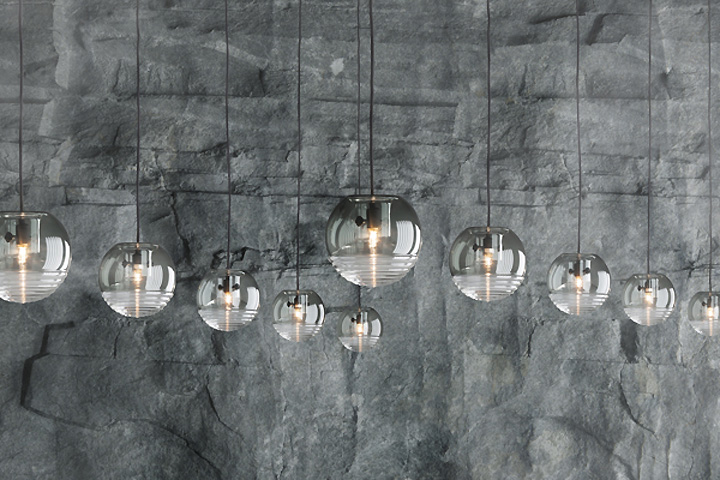 Подвесные стеклянные светильники Flask от Tom Dixon Studio
