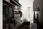 Гардеробная комната для хранения мужской одежды