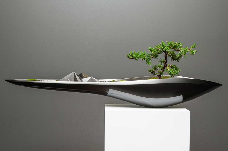 Удивительное кашпо Kasokudo Bonsai Planter от Adrian Magu