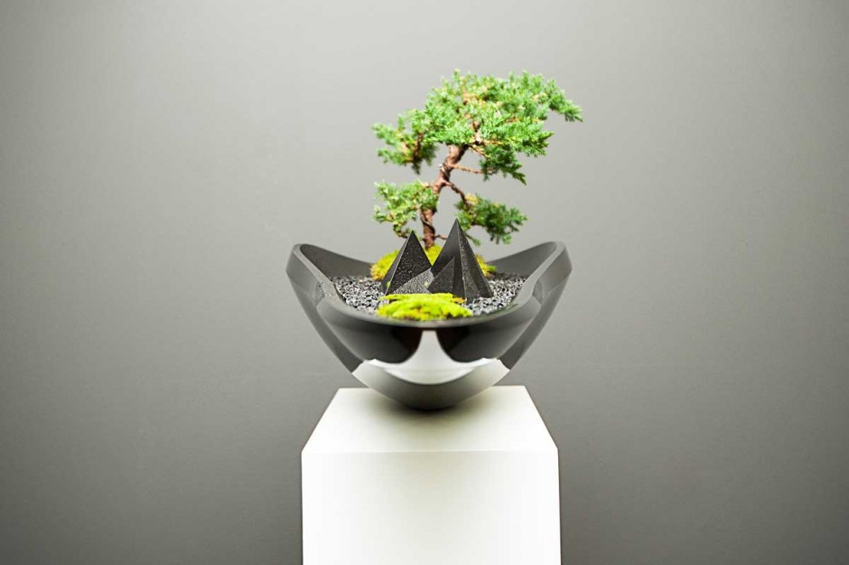 Удивительное кашпо Kasokudo Bonsai Planter от Adrian Magu