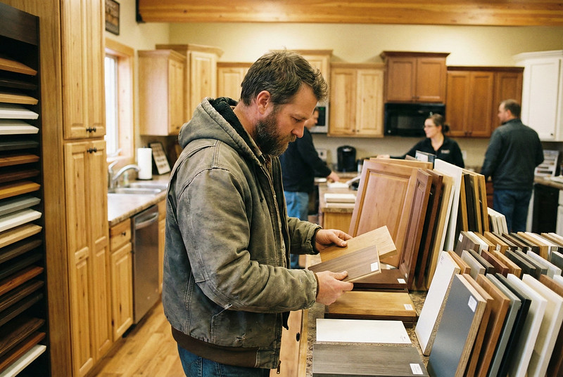 шкафы из цельного дерева