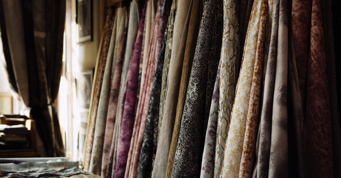 Ткани для штор в винтажном стиле Bridgerton decor