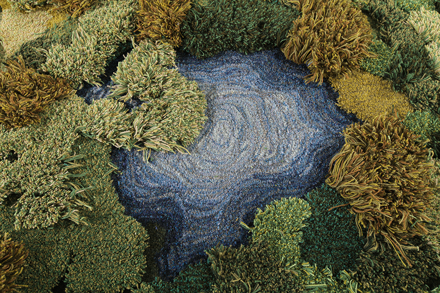 Александра Кехайоглу: шерстяные ковры с мечтательными природными ландшафтами Аргентины
