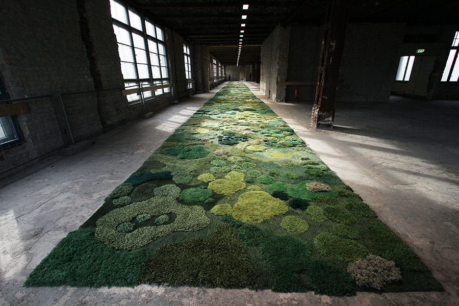 Александра Кехайоглу: шерстяные ковры с мечтательными природными ландшафтами Аргентины