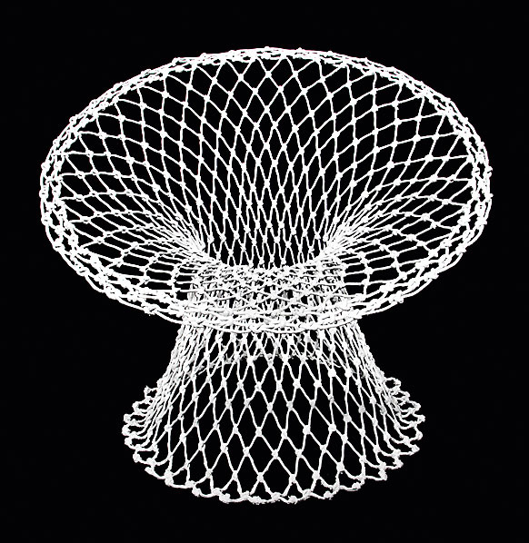 Кресло Fishnet, сделанное из рыболовной сети