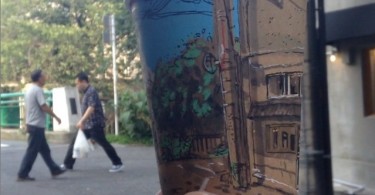 f Необычный путеводитель по улицам Токио от Адриана Хогана в эскизах на кофейных стаканчиках