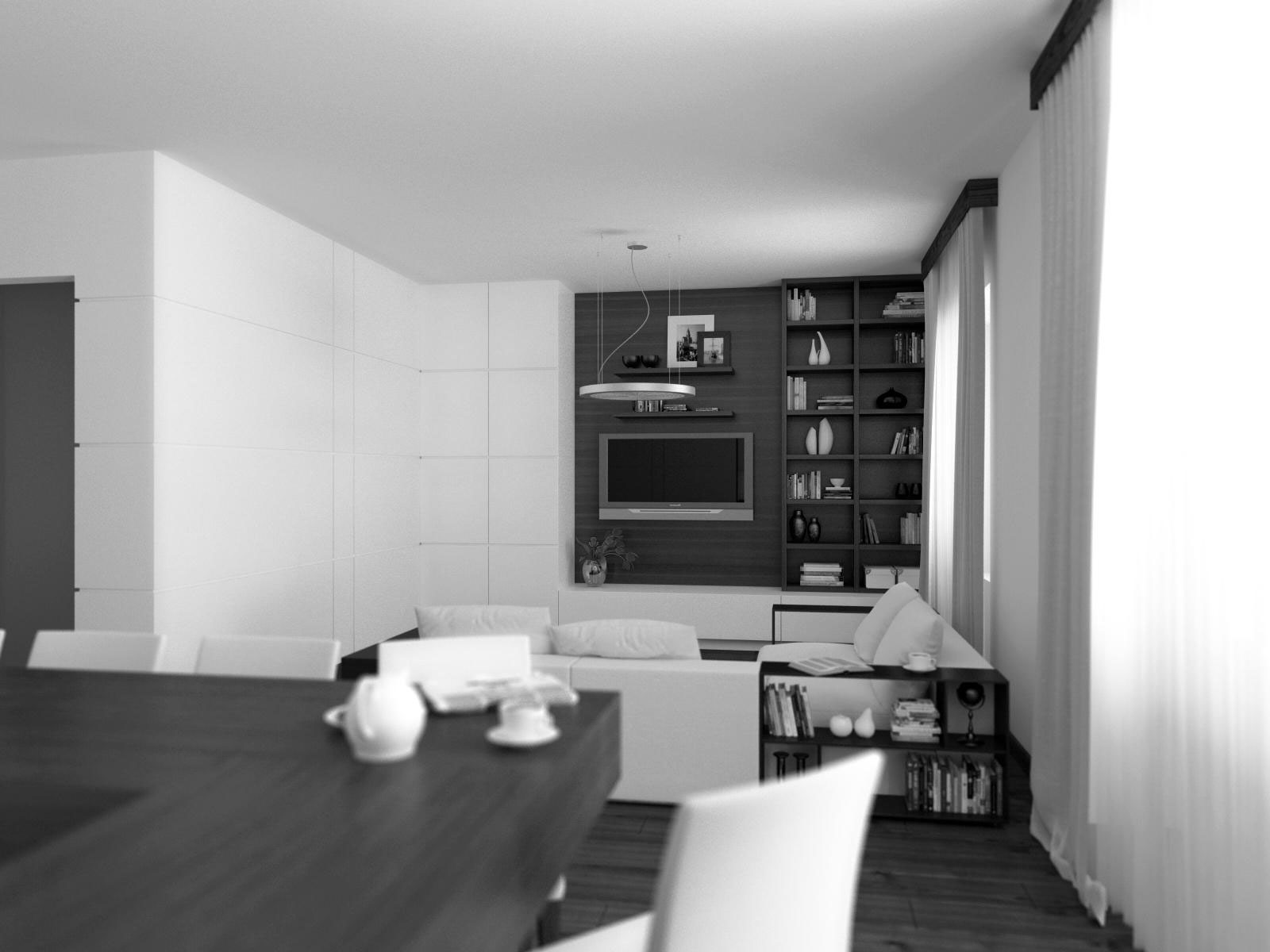 Красивое оформление интерьера квартиры в стиле минимализм