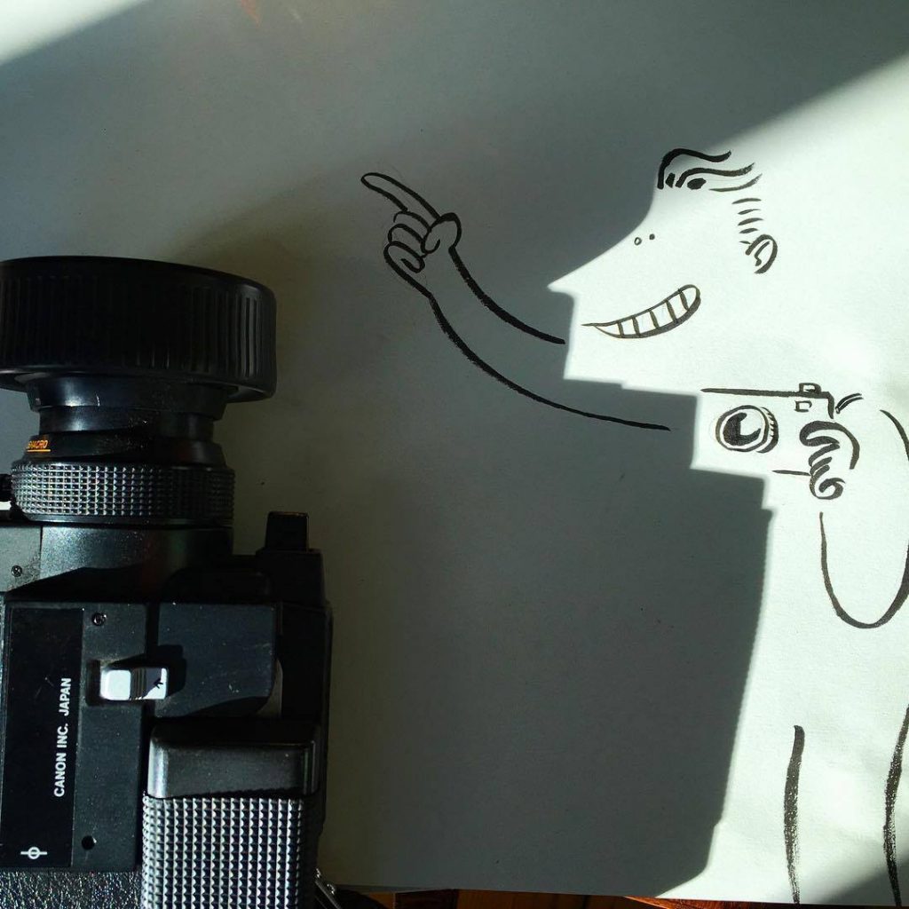 Винсент Баль: использование теней от повседневных предметов в причудливых иллюстрациях