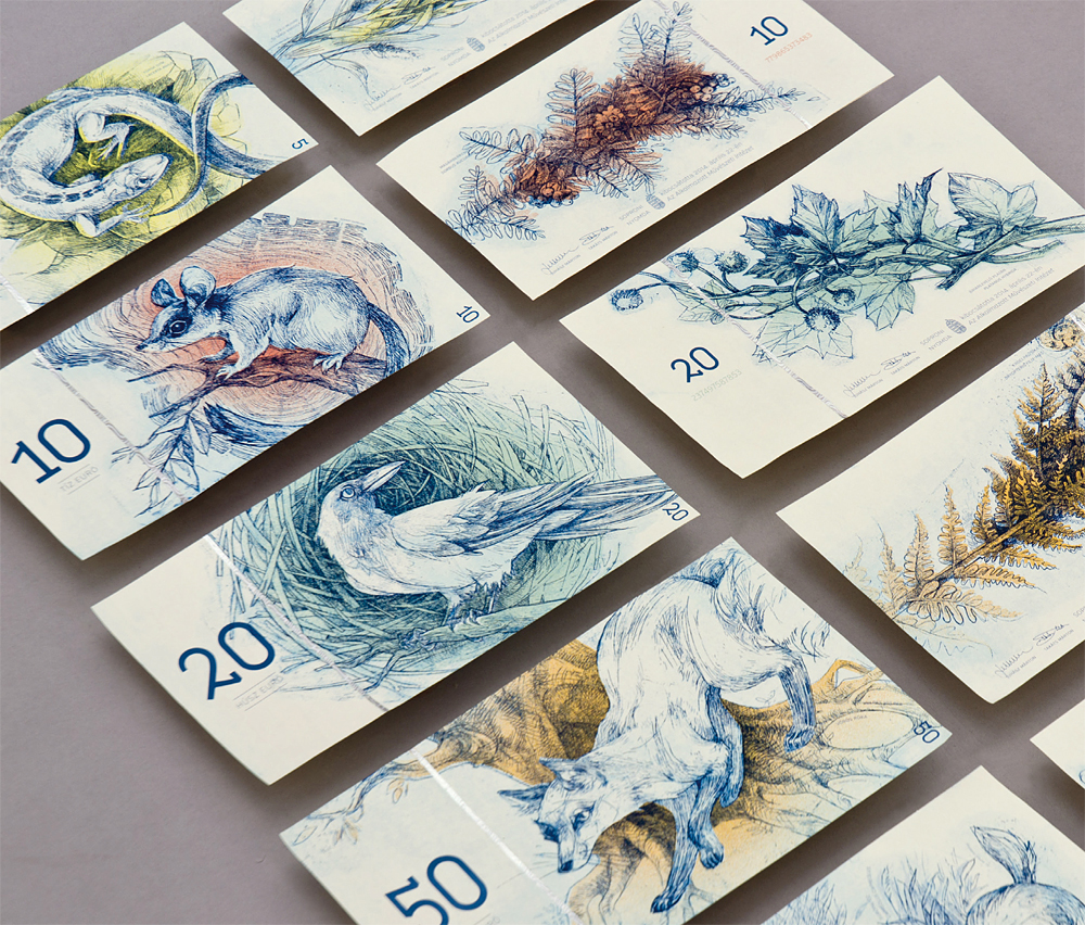 Редизайн венгерских евро: монетарный проект от венгерской студентки Барбары Бернат