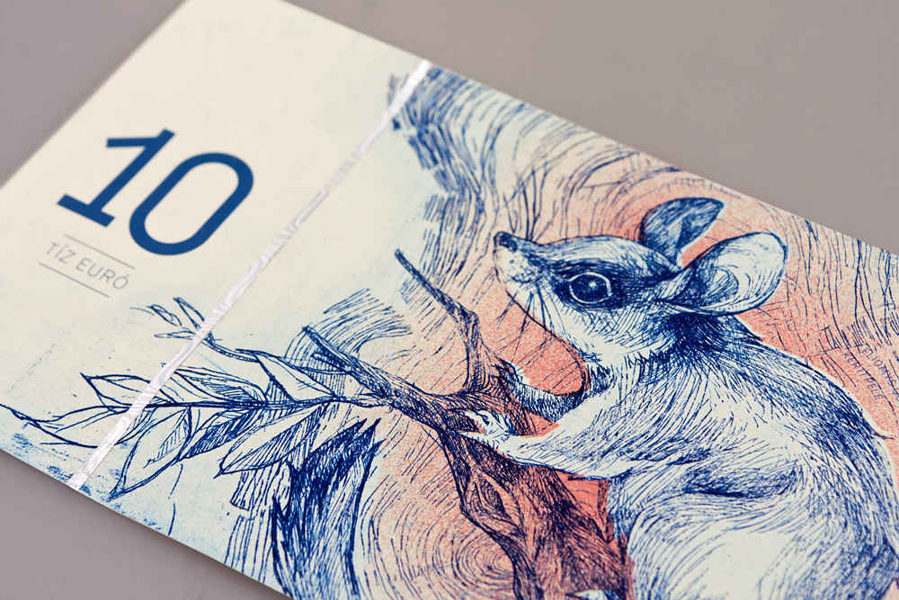 Редизайн венгерских евро: монетарный проект от венгерской студентки Барбары Бернат
