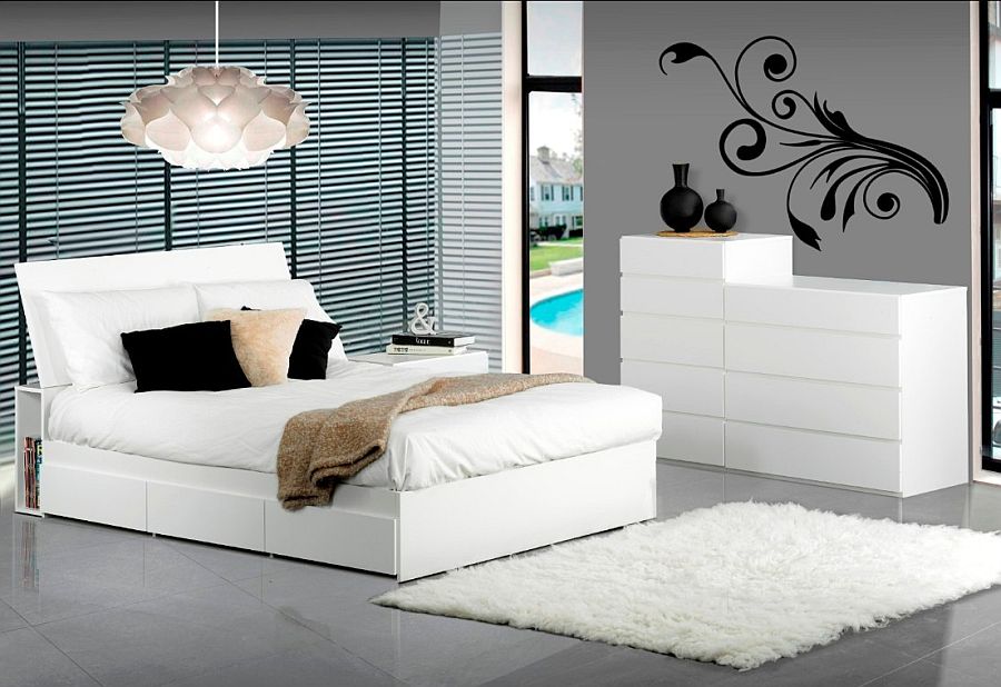Стильный дизайн интерьера спальни