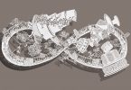 Бови Ли: искусные бумажные вырезки с темой переезда с места на место