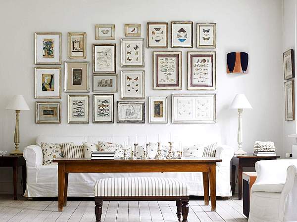 Белый цвет в дизайне интерьера: мягкая мебель в гостиной