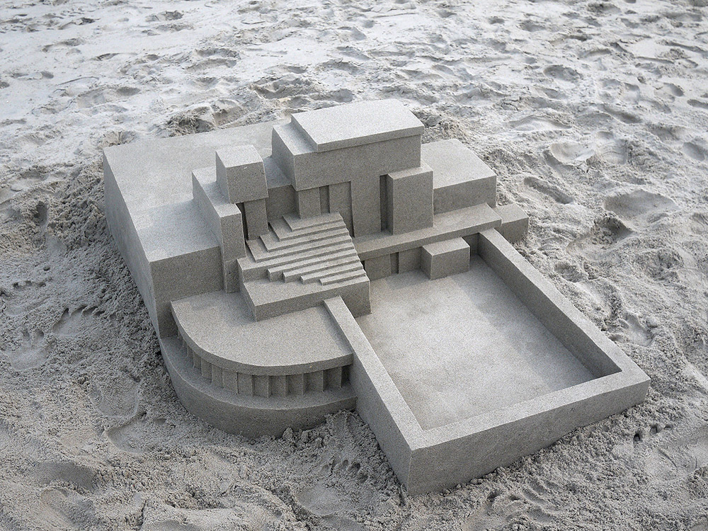 Кальвин Зайберт: новые модернистские архитектурные объекты из песка