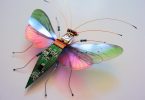 Джулия Алиса Чеппелл: миниатюры из компьютерных компонентов в стиле стимпанк