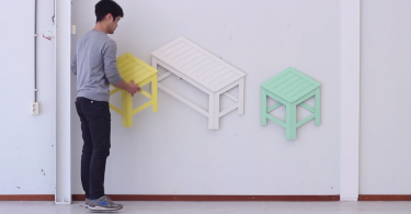 De-Dimension: функциональная мебель в двух измерениях от дизайнера Джонга Чоя
