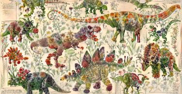 Любовь к цветам и динозаврам: цифровые изображения от Криса Родли