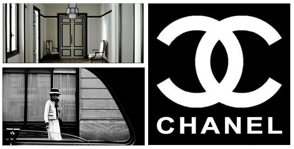Черно-белый значок Chanel