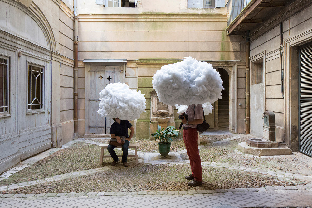 Голова в облаках: мультимедийная инсталляция на фестивале архитектуры Вивес в Монпелье