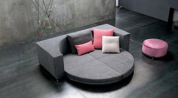 Изысканный раскладной диван в интерьере