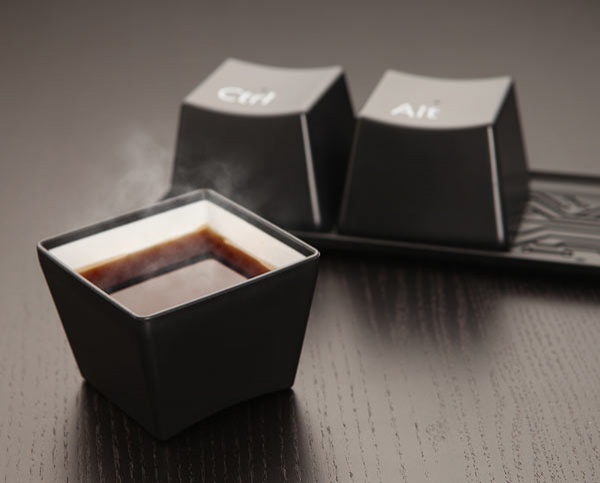 Чашка под чай в форме клавиатурной кнопки