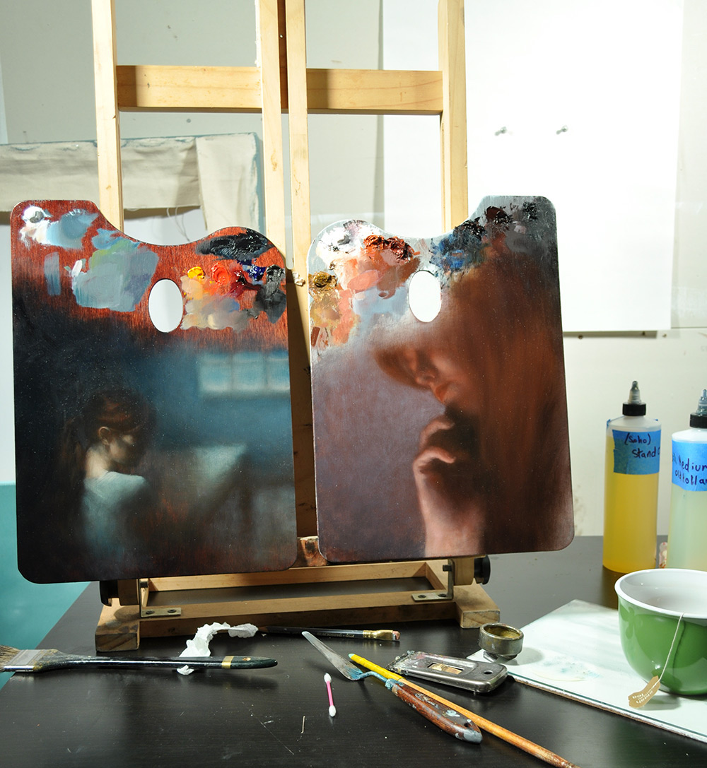Дина Бродски: палитра художника как инструмент исследования процесса творчества