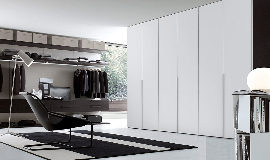Дизайн интерьера гардеробной комнаты