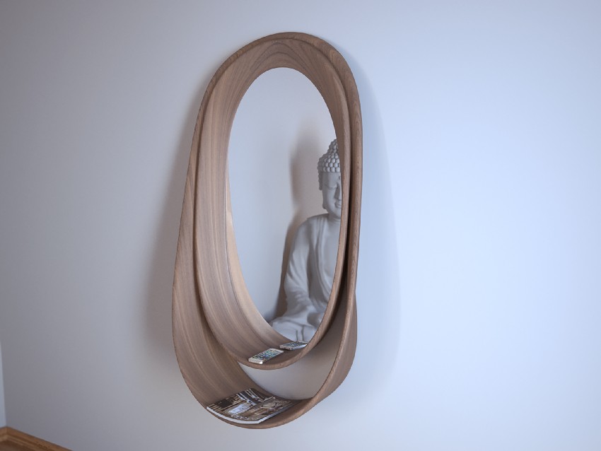 Дизайнерское зеркало в интерьере: удобная рама