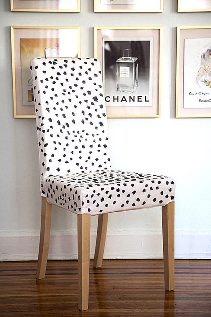 Драпированный стул в дизайне интерьера дома
