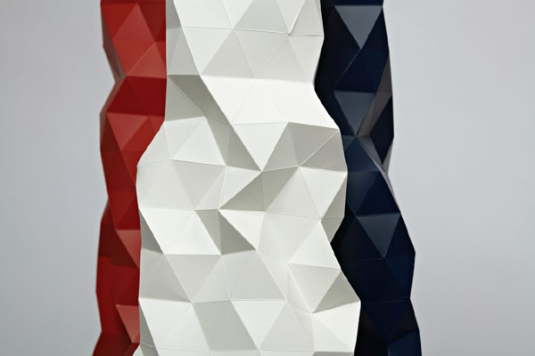 Геометрическая структура вазы серии FACETURE