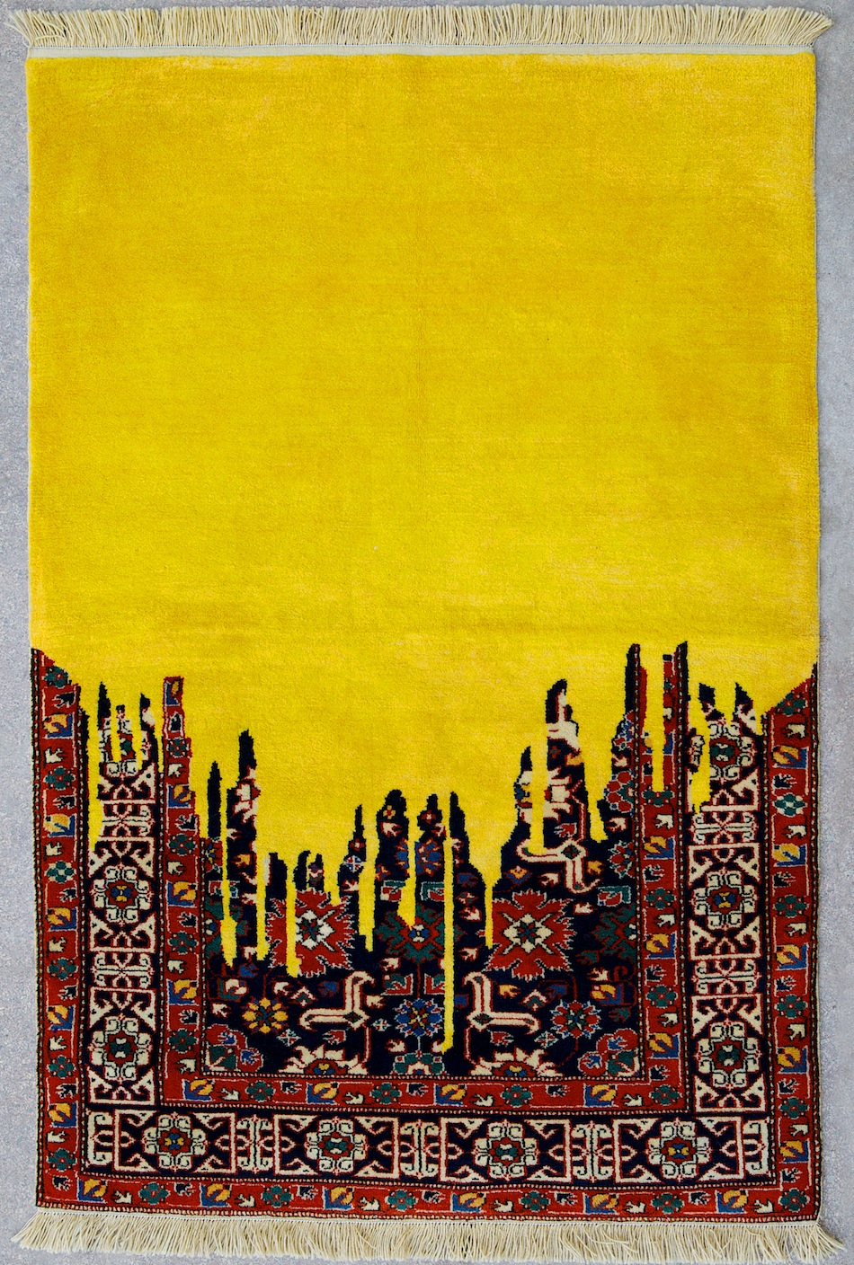 Трёхмерный формат древних ковров в арт-объектах Фаига Ахмеда