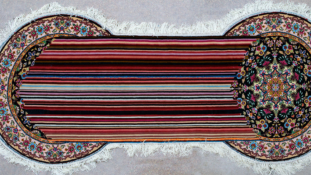 Трёхмерный формат древних ковров в арт-объектах Фаига Ахмеда