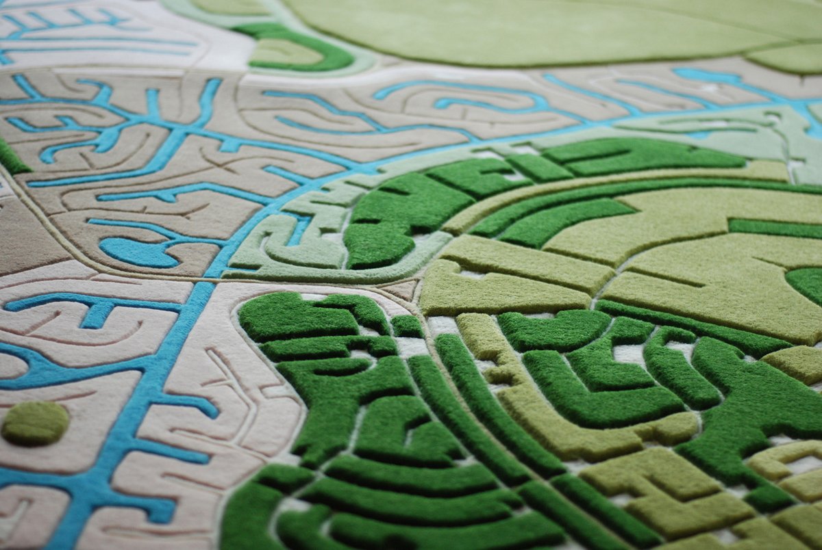 Ландшафтные ковры ручной работыот Флориана Пухера