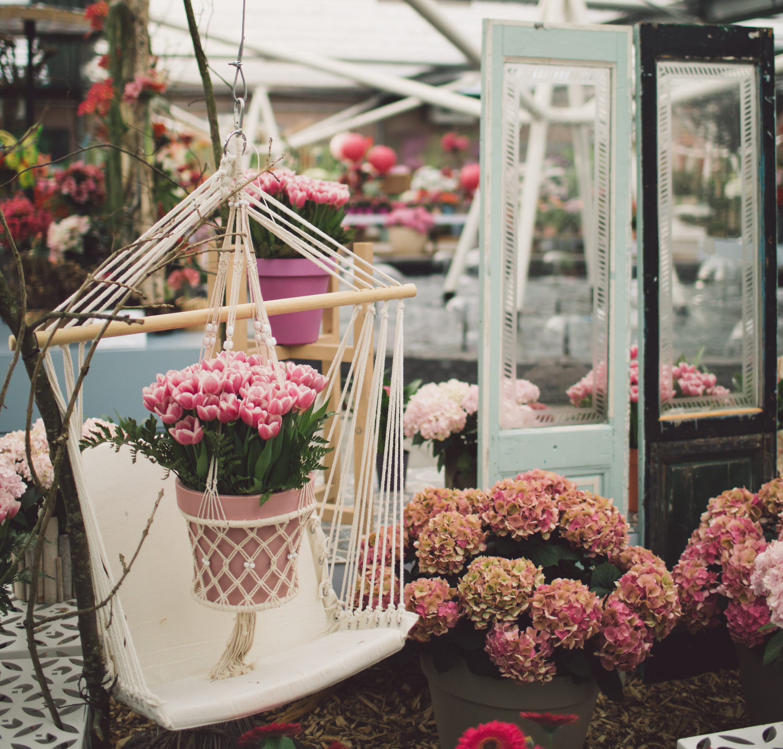 flowers sale market