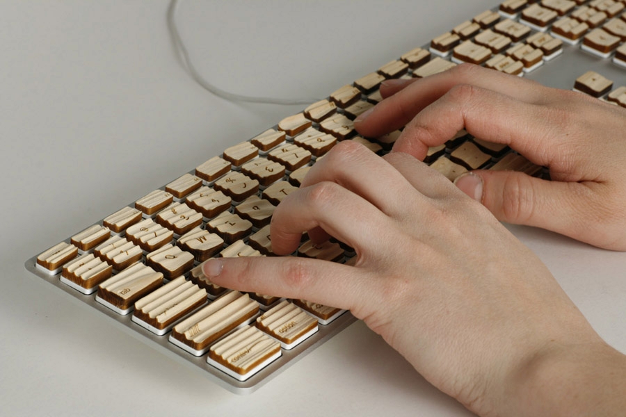 Ban phim. Деревянная клавиатура. Дизайнерская клавиатура. Клавиатура из картона. Клавиатура из дерева.