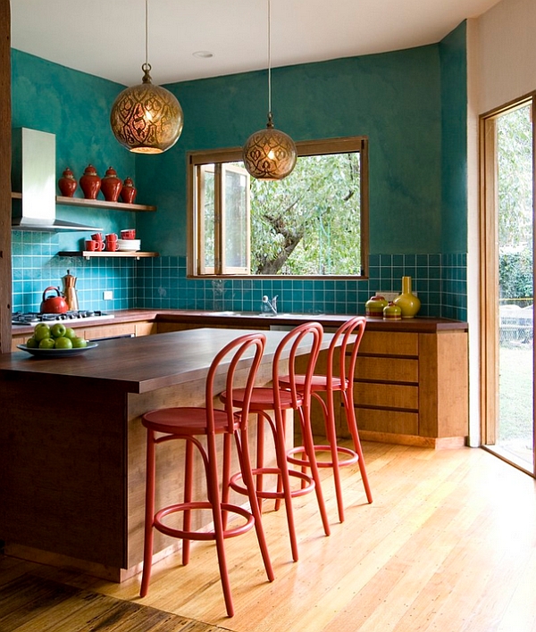 Кухня в синем цвете