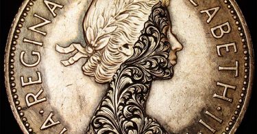 Искусная гравировка от Шона Хьюза: цветочные узоры на никелевых монетках