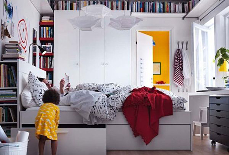 Превосходный дизайн интерьера спальни от Ikea