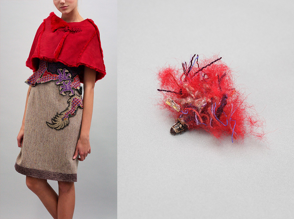 Аки Иномата: модные коконы для моли из фрагментов женской одежды