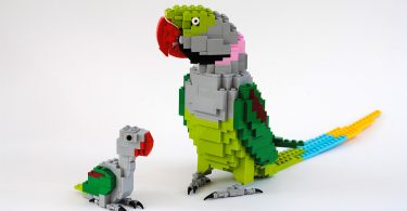 Фауна в необычной среде: реалистичные скульптуры из LEGO от Феликса Йенша